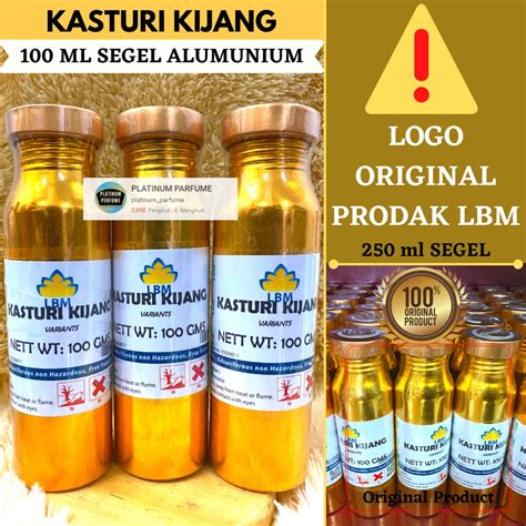 Jual NEW KASTURI KIJANG Original 100 ML Segel Alumunium Pabrik LBM