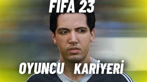 GERÇEK YÜZÜMLE FIFA 23 OYUNCU KARİYERİ MODU YouTube