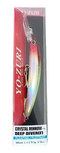 Yo Zuri Crystal Minnow Deep Diver F 90mm 95g Meses Sin Interés