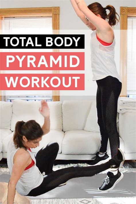 Two Women Doing Yoga Exercises With The Words Total Body Pyramid