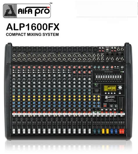 50W ABS Plastic Aifa Pro ALP1600FX Audio Mixing System 50Hz At Rs