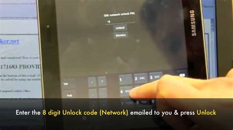 Unlock Galaxy Tab How To Unlock Samsung Galaxy Tab Network 89 101