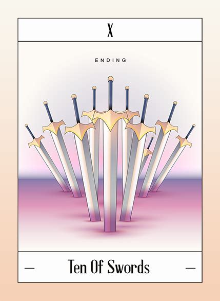 Ten Of Swords Tarot Card Meaning Astrostyle