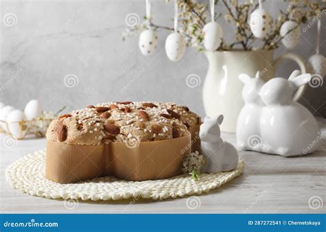 Delicious Italian Easter Dove Cake Colomba Di Pasqua And Festive