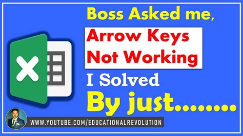 How To Fix Arrow Keys Not Working In Excel YouTube