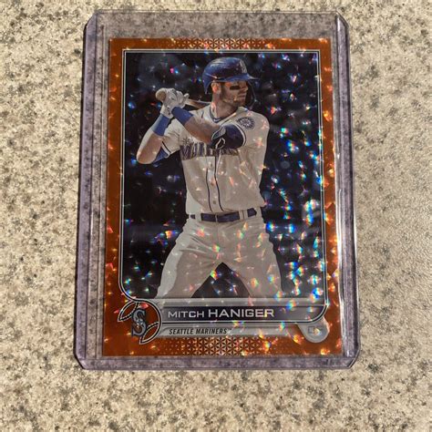 2022 Topps Series 1 Orange Foil 299 Mitch Haniger 80 EBay