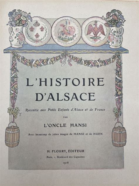 L histoire d Alsace racontée aux petits enfants Librairie GIL