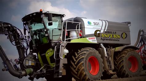 Lohnunternehmens Sibille Gaspers Claas Xerion S Trac Mit Sgt Aufbau