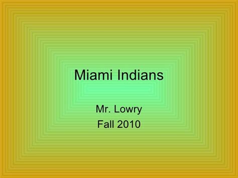 Miami Indians