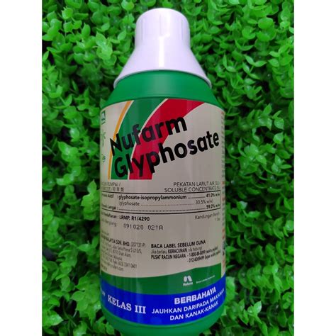 Racun Rumput Rumpai Liter Nufarm Glyphosate Shopee Malaysia