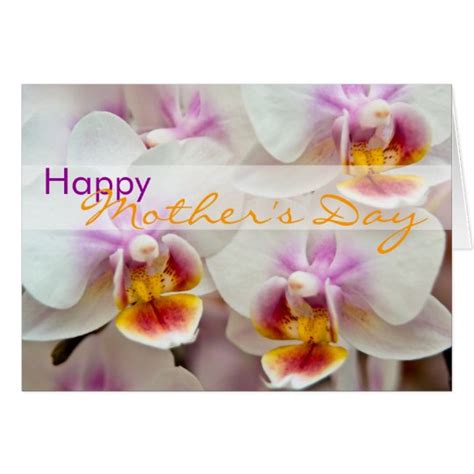 Orchid • Happy Mother's Day Card | Zazzle