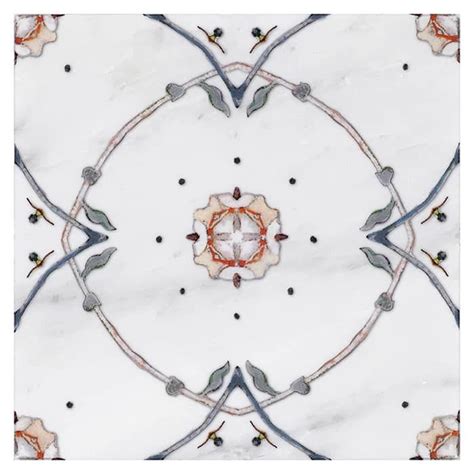 Stella Circle Tile Pattern Artisan Stone Tile By Stoneimpressions