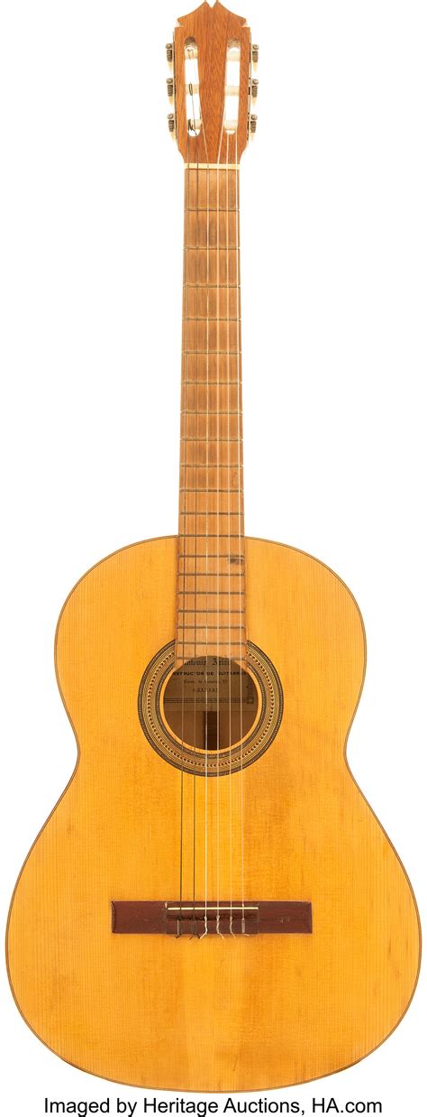 1980 Antonio Ariza Natural Classical Guitar Musical Instruments Lot 85271 Heritage Auctions