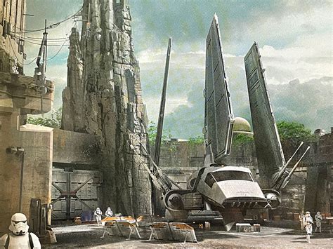 The Art Of Star Wars Galaxy S Edge Reveals Details And Unbuilt Concepts