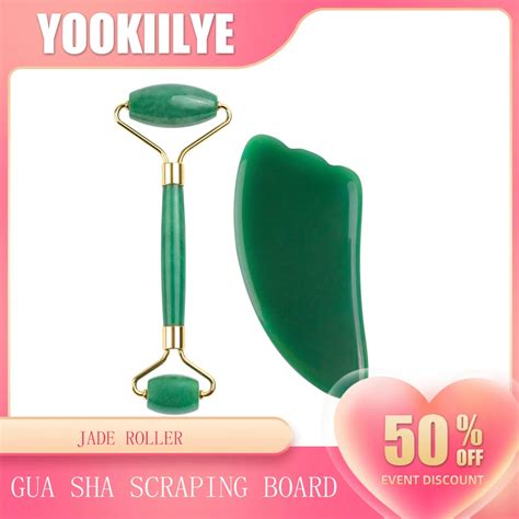 Rose Quartz Roller Slimming Face Massager Lifting Tool Natural Stone Eyes Care Tool Jade Roller