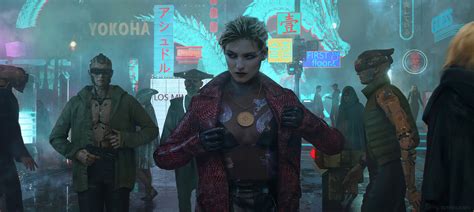 Cyberpunk City Girl Wallpaper,HD Artist Wallpapers,4k Wallpapers,Images ...