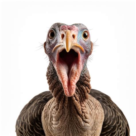 Premium AI Image | a funny turkey bird isolated on white background