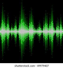 green sound wave stock   pictures  images shutterstock