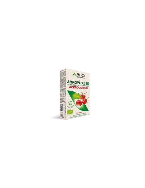 ARKOVITAL ACEROLA 1000 VITAMINA C 30 COMPRIMIDOS