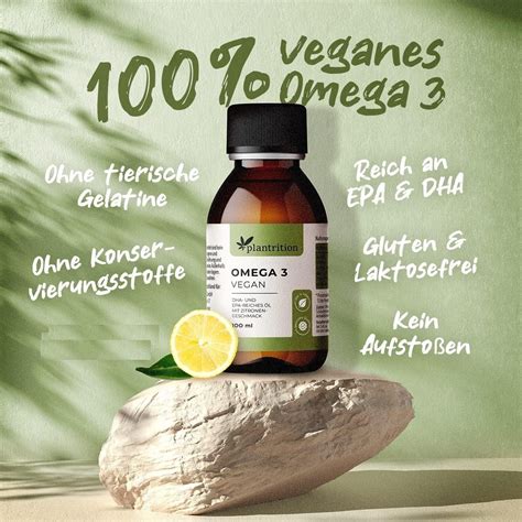 Plantrition Omega 3 Vegan Algenöl Pflanzliche Alternative Zu Fischöl