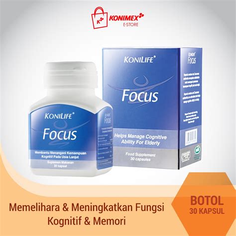 Jual Konilife Focus Food Supplement Botol 30 Meningkatkan Daya Ingat