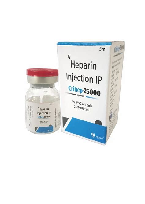 Heparin Sodium I U Injection At Rs Piece Heped In