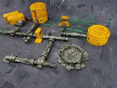 Conduits Pipes Set For Warhammer Necromunda Bols Gamewire