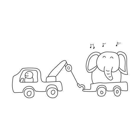 Hand drawn illustration vector graphic Kids drawing style funny cute ...