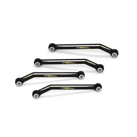 TREAL Brass FCX24 High Clearance Links Chassis Lower Linkages Set 4p