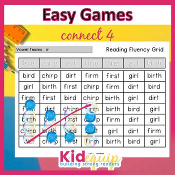 R Controlled Vowels Reading Fluency Grids With Blends And Digraphs By