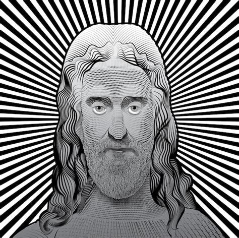 Imagen Vectorial De Jesucristo En El Estilo De Gr Ficos Cl Sicos Icono