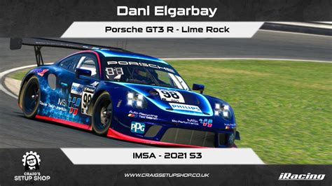 Iracing S Porsche Gt R Imsa Lime Rock Dani Youtube