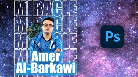 Miracle Dota 2 Poster Design Photoshop Tutorial YouTube