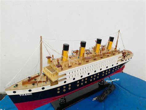 RMS Titanic Model Ship Wooden Model Ship Size 24 - Etsy