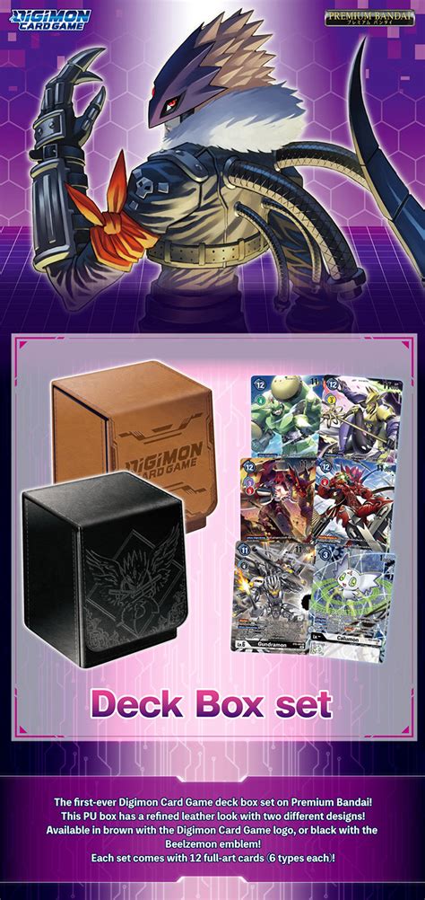 Digimon Card Game Deck Box Set Beelzemon Productsdigimon Card Game