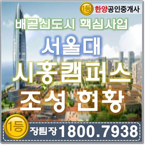 배곧신도시 서울대 시흥캠퍼스 실시 협약 체결 2016년 하반기 착공 네이버 블로그