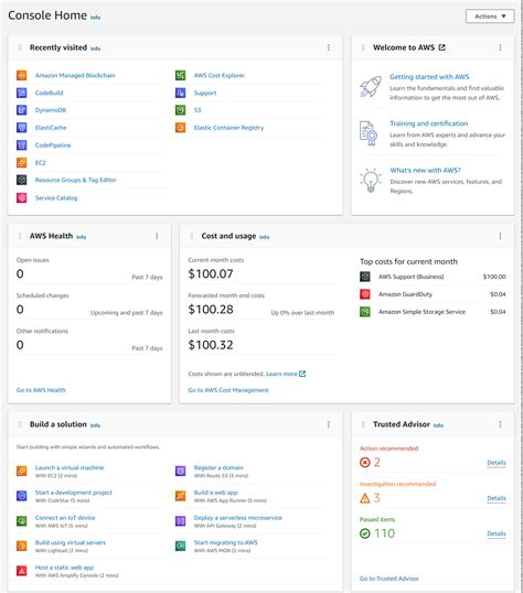 AWS 管理控制台入门 AWS 开发人员中心