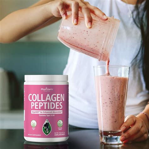 Collagen Peptides Powder Enhanced Absorption Supports Hair Skin Nails Joints And Post