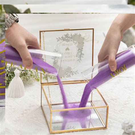 Personalized Wedding Unity Sand Ceremony Set Wedding Unity Sand Set