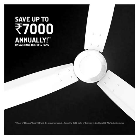 Buy Crompton Energion Groove 1200mm 48 Inch Ceiling Fan From Nikshan