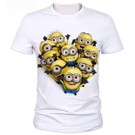 Summer clothes men tshirt despicable minions t shirt 3d print cartoon ...