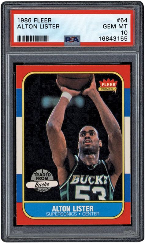 1986 Fleer Basketball PSA 10 Set Break Sports Card And Sports