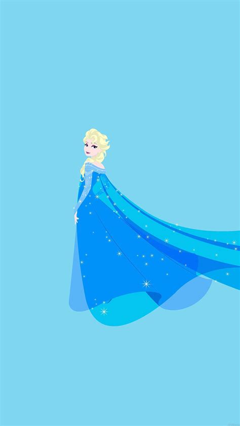 Download Elsa Frozen Art Iphone X Cartoon Wallpaper