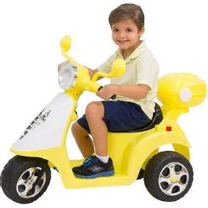 Tudo Sobre Scooter Elétrica Infantil TR0903C Sunny Amarelo 6V Brink