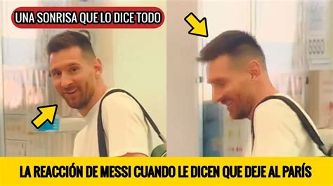 LA INCREÍBLE REACCIÓN DE MESSI CUANDO LE DICEN QUE VUELVA A CASA Y DEJE