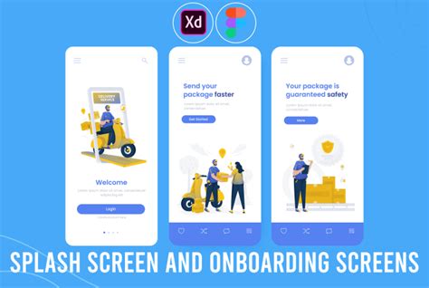 Design Splash Screen And Onboarding Screens For Mobile App Android And