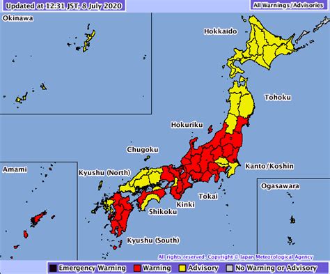 Japan Floods 2018 Map As Monsoon Death Toll Climbs Across South Asia