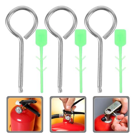 FRCOLOR 1 Set Fire Extinguisher Lock Pins Replacement Fire Safety Pull ...
