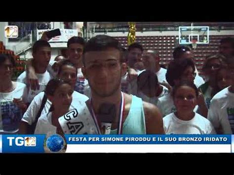 Festa Per Simone Piroddu E Il Suo Bronzo Iridato Youtube