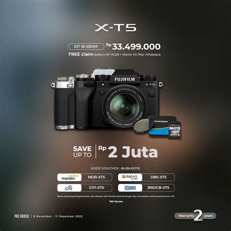 Fujifilm Buka Pre Order X T Di Indonesia Harga Mulai Jutaan Rupiah